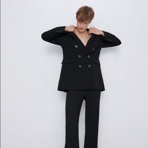 ZARA | Blazer With Tuxedo Collar